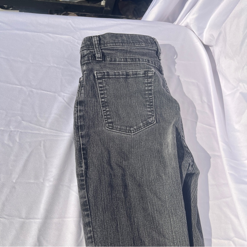 Lee Women's Straight Leg Jeans - Dark Gray - Picture 2 of 8